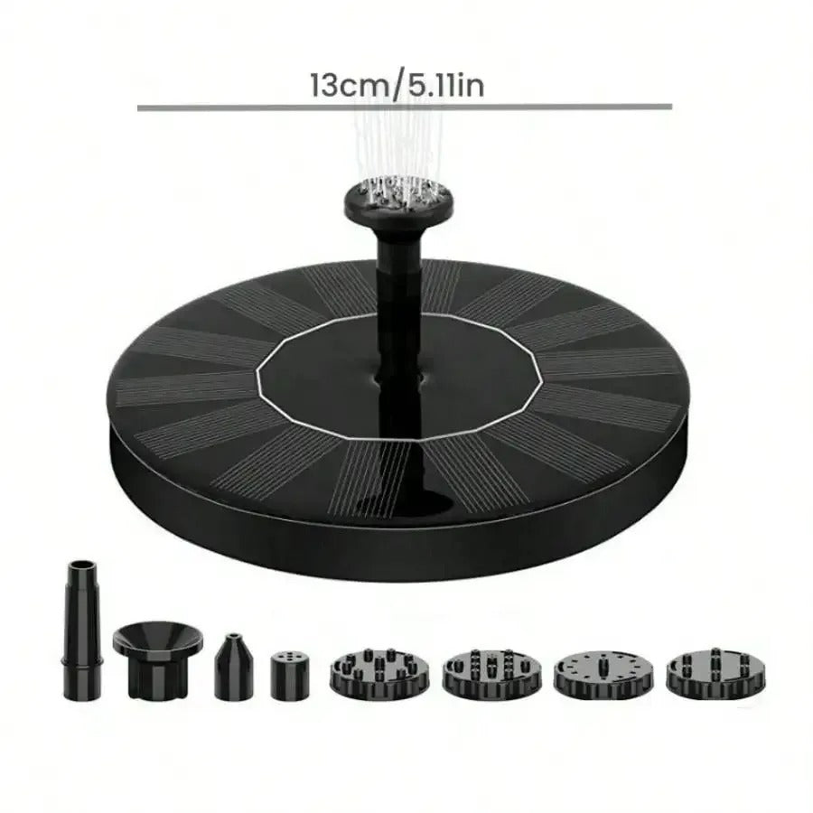 Solar Fountain Pump Floating Solar Panel Bird Baths Water Fountain Outdoor Water Pool Pond Decor